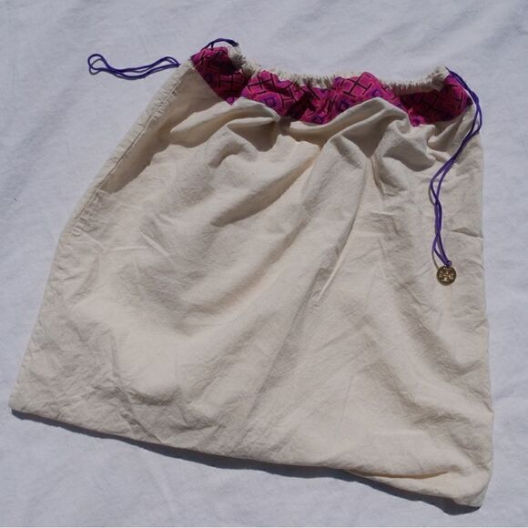 Cotton Tory Burch drawstring dust bag - Picture 1 of 5